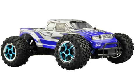 ROZBALENO - RC auto S-Track Monstertruck, modrá