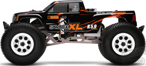 RC auto SAVAGE XL 5,9 RTR s 2,4GHz RC soupravou