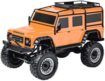 RC auto Siva Land Rover Defender, oranžová