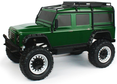 RC auto Siva Land Rover Defender, zelená