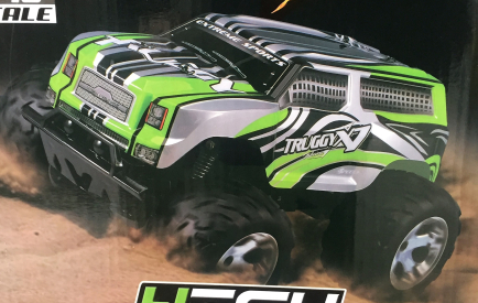 RC auto SPL Monster, zelená