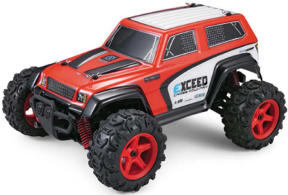RC auto Subotech Exceed 1:24, červená
