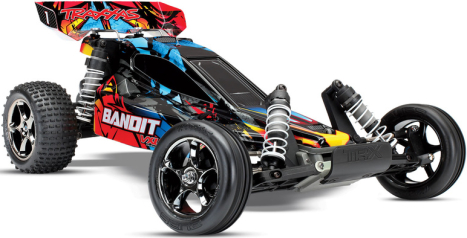 RC auto Traxxas Bandit 1:10 VXL TQi, Rock'n Roll