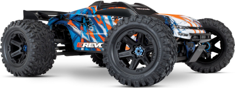 RC auto Traxxas E-Revo 1:8 VXL RTR, oranžová