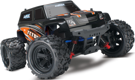 RC auto Traxxas Teton 1:18 4WD RTR, oranžová