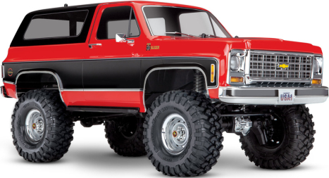 RC auto Traxxas TRX-4 Chevrolet K5 Blazer 1:10, červená