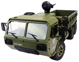 RC auto U.S. Military Truck s kamerou