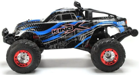 RC auto X-King monstertruck, modrá