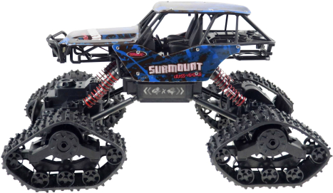 RC crawler CLIMBER s pásy i pneu, modrá