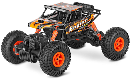 BAZAR - RC crawler Engine 1:18, oranžová 