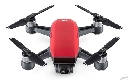 Dron DJI Spark (Lava Red version) + vysílač