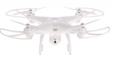 Dron S70W, bílá + náhradní baterie