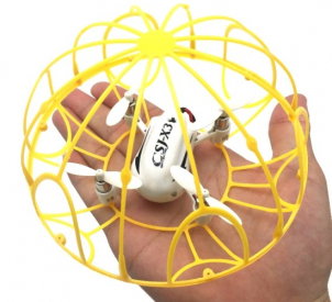 RC dron v kleci Photon Spirit, žlutá