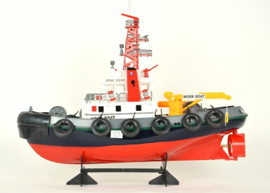 RC hasičská loď s vodním dělem