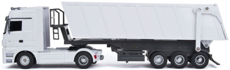 RC sklápěč Mercedes-Benz Actros, bílá