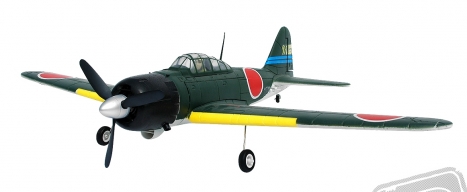 RC letadlo A6M Zero V2 (Baby WB) - mód 1