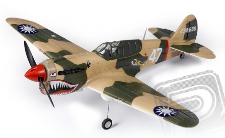 RC letadlo P-40 Warhawk (Baby WB) - mód 1