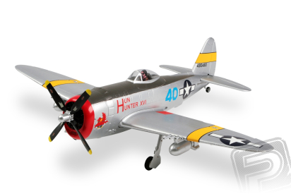 RC letadlo P-47 Thunderbolt V2 Hunter, mód 1