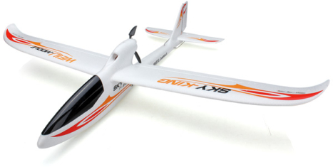 RC letadlo Sky King F959, oranžová + náhradní baterie