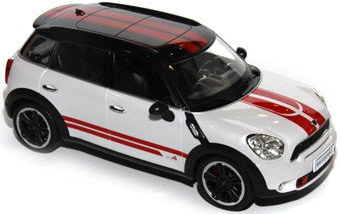 RC auto MINI COOPER RTR 1:14, bílá/pruh