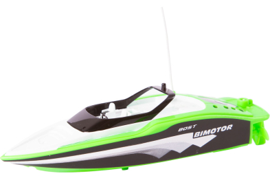 RC mini rychlostní člun, zelená