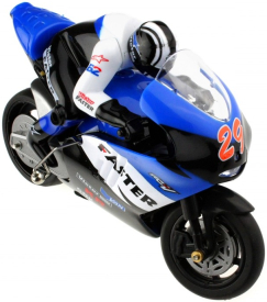 RC motorka R29 s gyroskopem, modrá