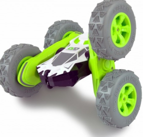 RC oboustranné auto Big SpinStar, zelená