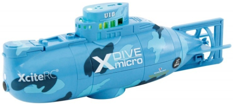 RC Ponorka X-Dive, modrá