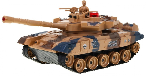 RC soubojový tank s kouřem T90