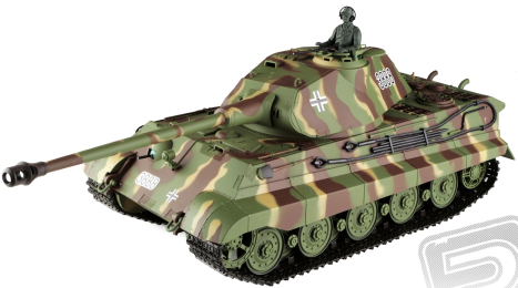 RC tank 1:16 German King Tiger (věž Porsche)