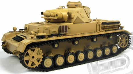 RC tank 1:16 Panzerkampfwagen IV Ausf. F-1 kouř. a zvuk. efekty