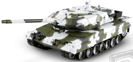 RC tank Leopard 2A6 1:16  - zimní verze, 2,4GHz