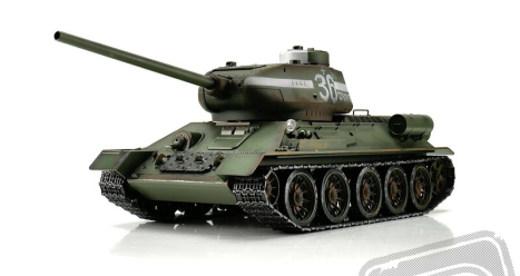 RC tank T-34/85 1:16 IR, zelená