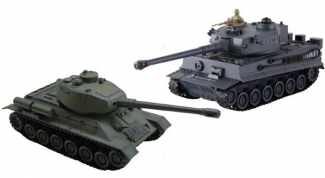 BAZAR - RC tanky Tiger I vs. T34/85