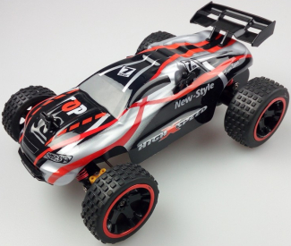 RC Truggy 1:18, červená