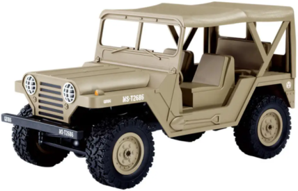 RC vojenský Jeep U.S. M151 1:14, pískový