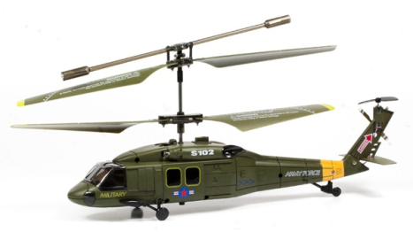 RC vrtulník Syma S102G Black Hawk