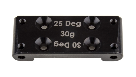RC10B6 FT Ocelový BULKHEAD 30g (25 DEG, 30 DEG)