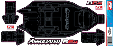 RC10B6.4 FT ochraná folie šasi