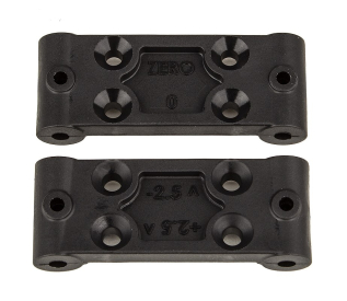 RC10B6.4 plastový Bulkhead, 0° a 2,5, 1 + 1 ks.