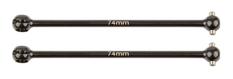 RC10B74 CVA poloosy, 74 mm