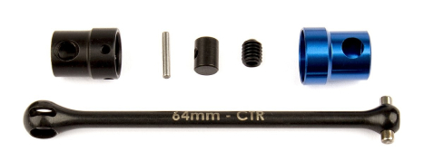 RC10B74 středová CVA poloosa, 64 mm (sada)