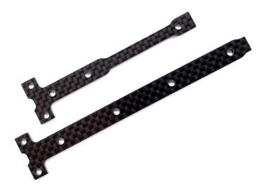 RC10B74.1 FT šasi vzpěra, 2.0mm, uhlíková