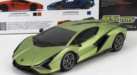 Re-el toys Lamborghini Sian Fkp 37 Hybrid 2020 1:24 Ligh Green Met