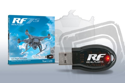 RealFlight 7.5 s bezdrátovým SLT rozhraním