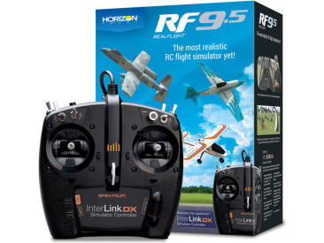 RealFlight 9.5 simulátor, ovladač Spektrum