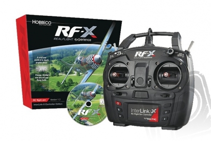 RealFlight RF-X s 10-k. ovladačem Interlink-X