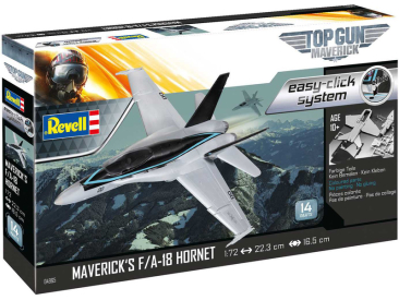 Revell EasyClick Maverick's F/A-18 Hornet Top Gun (1:72) (sada)