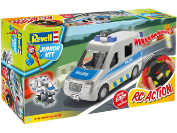 Revell Junior Kit - policejní dodávka (1:20)