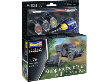 Revell Krupp Protze Kfz 69 with 3.7cm Pak (1:76) (sada)